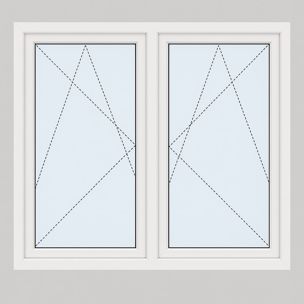 Draaikiep - 2 panelen (beide draaikiep)